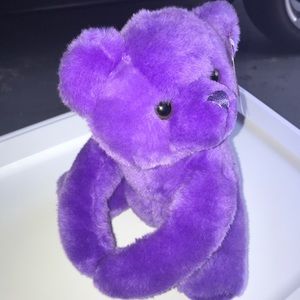 Purple teddy bear